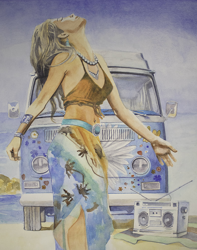 Dancing Hippie Chick 2022